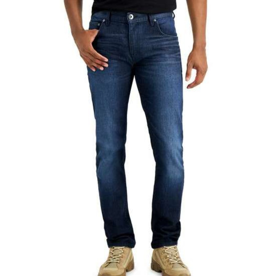 Women INC International Concepts | Hot Sale Inc International Concepts Men'S Slim Straight Core Jeans, Created For Macy'S Dark Wash