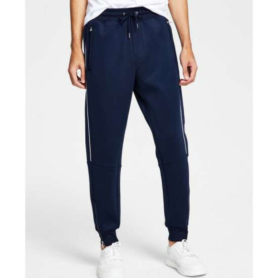 Men INC International Concepts | Outlet Inc International Concepts Men'S Neoprene Track Jogger Pants, Created For Macy'S