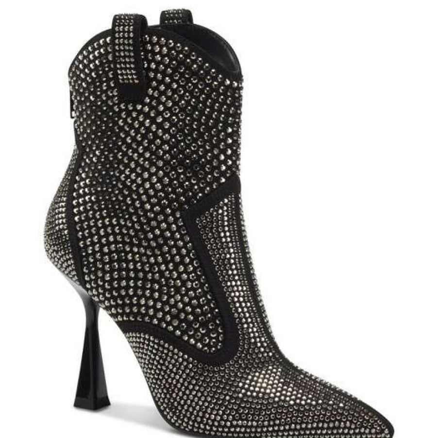 Shoes INC International Concepts | Budget Inc International Concepts Women'S Oaklynne Booties, Created For Macy'S Black Bling