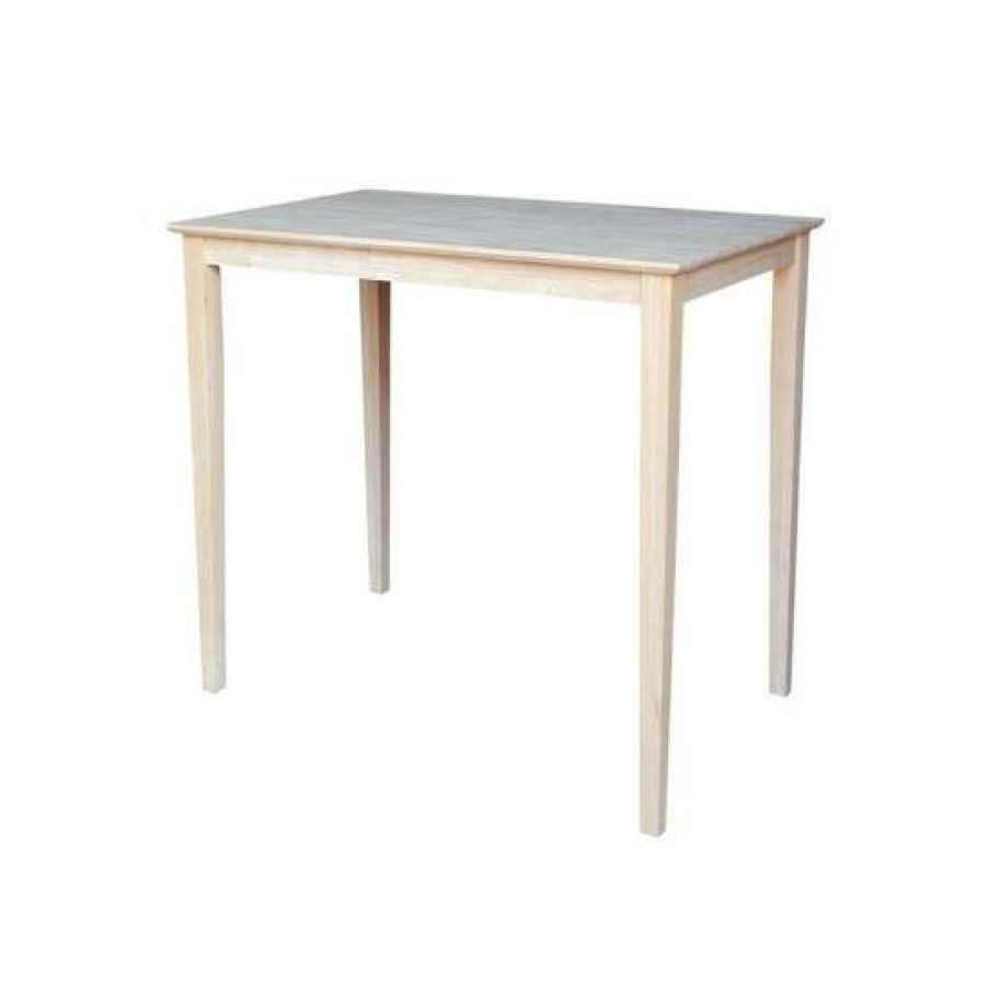 Furniture INC International Concepts | Cheap International Concepts Solid Wood Top Table No Color