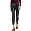 Women INC International Concepts | Coupon Inc International Concepts Petite Faux-Leather Skinny Pants, Created For Macy'S Deep Black