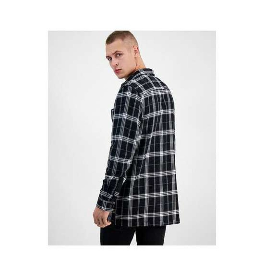 Men INC International Concepts | Buy Inc International Concepts Men'S Colon Classic-Fit Plaid Shirt Jacket, Created For Macy'S