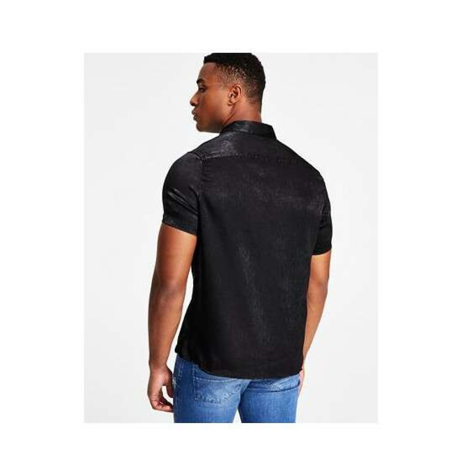 Men INC International Concepts | Outlet Inc International Concepts Men'S Regular-Fit Satin Shirt, Created For Macy'S