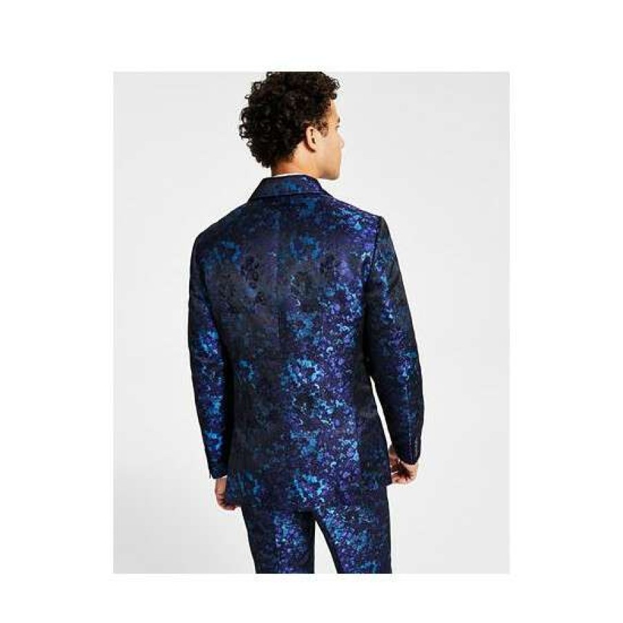 Men INC International Concepts | Best Reviews Of Inc International Concepts Men'S Classic-Fit Abstract Brocade Suit Jacket, Created For Macy'S Basic Navy