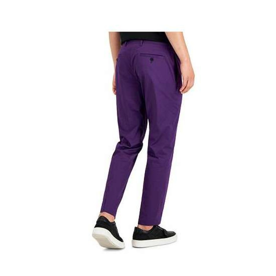 Men INC International Concepts | Deals Inc International Concepts Men'S Rick Tapered Pants, Created For Macy'S Deep Purple