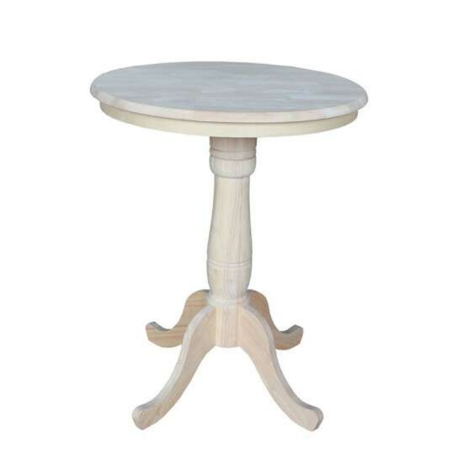 Furniture INC International Concepts | Deals International Concepts 30 Round Top Pedestal Table- 34.9H No Color