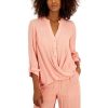 Women INC International Concepts | Best Deal Inc International Concepts Women'S Button-Down Front-Twist Blouse, Created For Macy'S