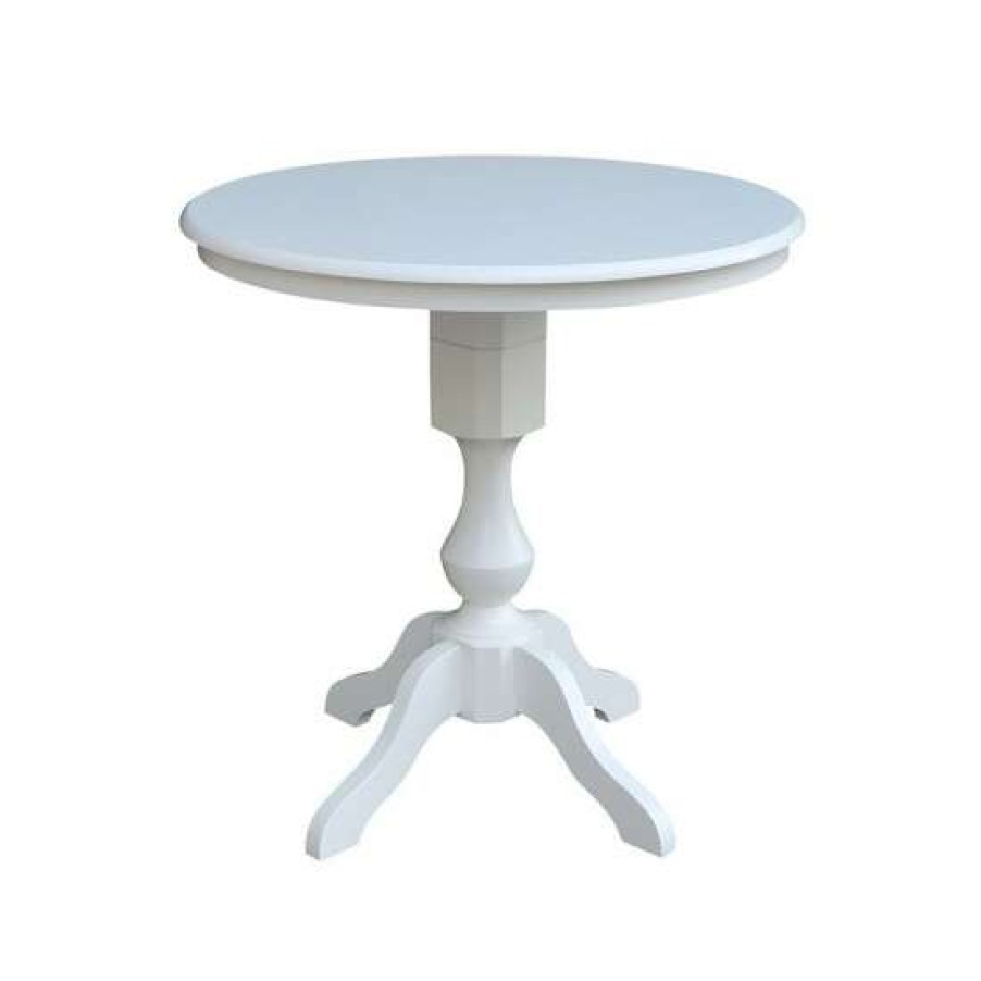 Furniture INC International Concepts | Best Reviews Of International Concepts 30 Round Top Pedestal Table- 34.9H No Color