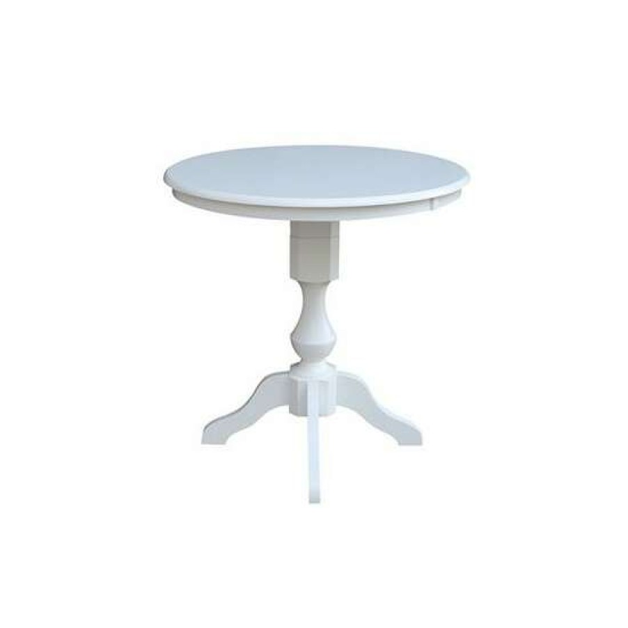 Furniture INC International Concepts | Best Reviews Of International Concepts 30 Round Top Pedestal Table- 34.9H No Color