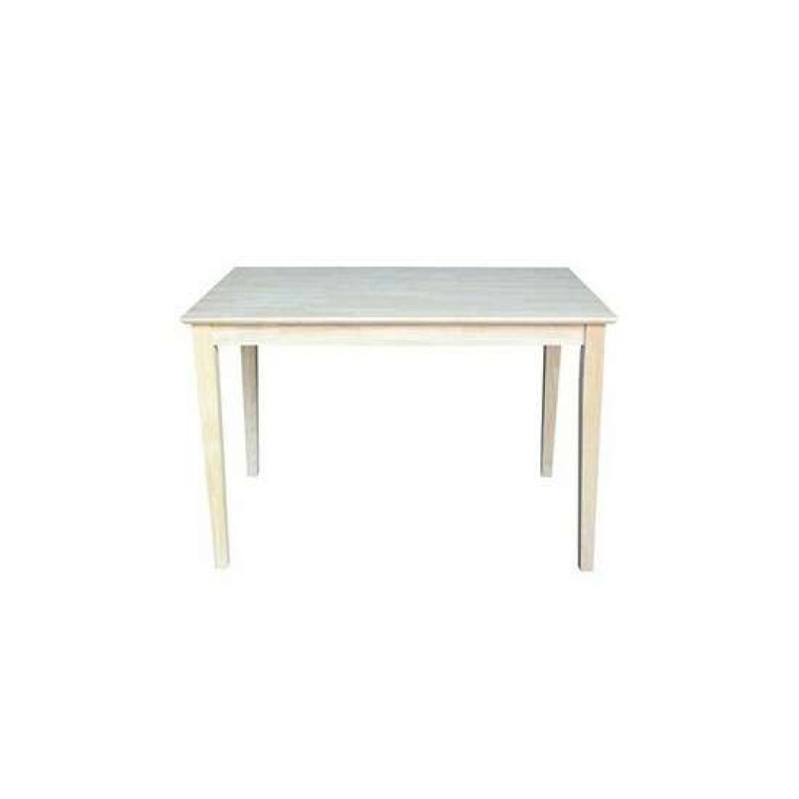 Furniture INC International Concepts | Brand New International Concepts Solid Wood Top Table No Color