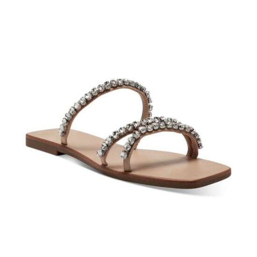 Shoes INC International Concepts | Wholesale Inc International Concepts Pommona Embellished Sandals, Created For Macy'S Nude Bling