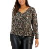 Women INC International Concepts | Outlet Inc International Concepts Plus Size Ruched-Front Blouse, Created For Macy'S