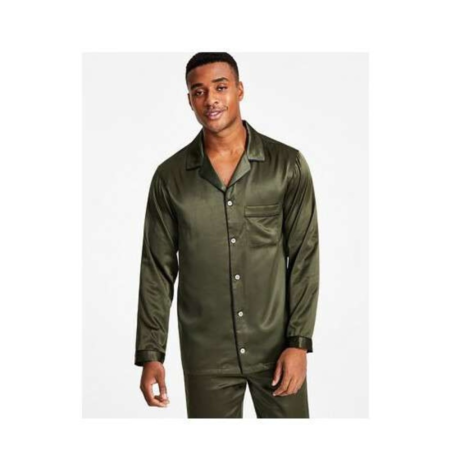 Men INC International Concepts | Cheapest Inc International Concepts I.N.C. International Concepts Men'S 2-Pc. Tipped Pajama Set, Created For Macy'S