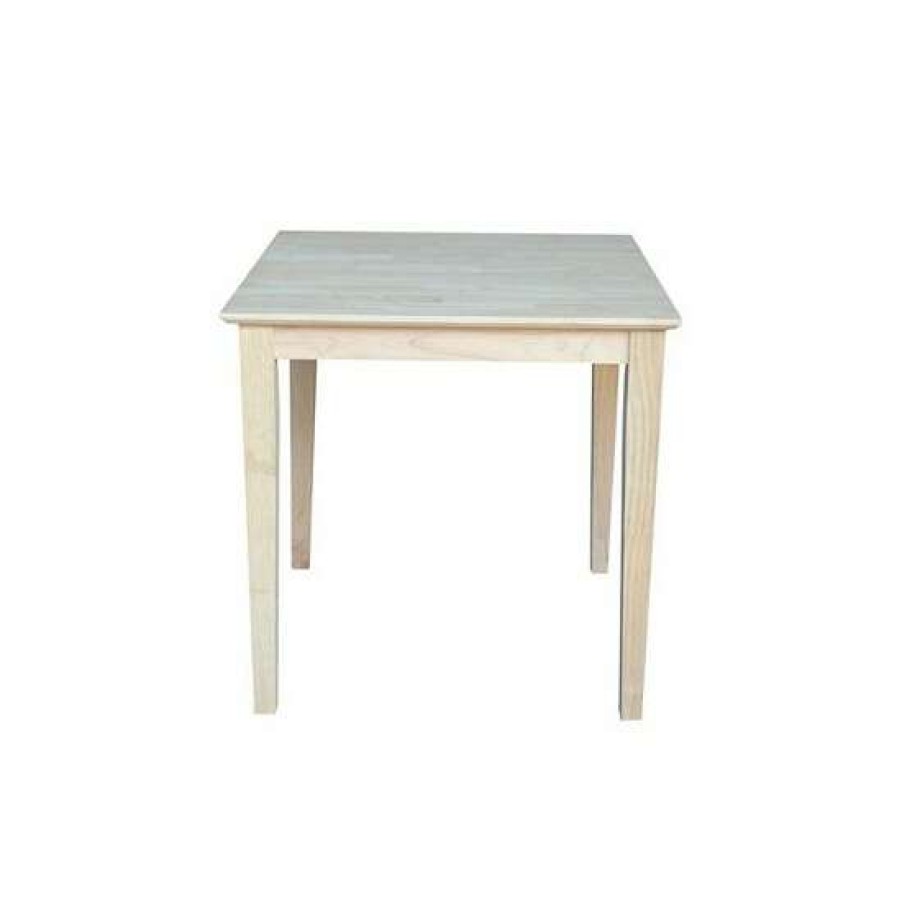 Furniture INC International Concepts | Brand New International Concepts Solid Wood Top Table No Color