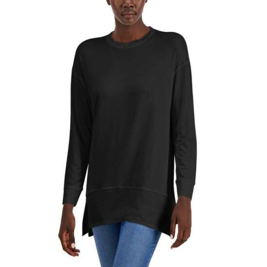 Women INC International Concepts | Best Deal Inc International Concepts Women'S Side-Vent Tunic, Created For Macy'S Deep Black