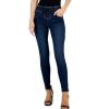 Women INC International Concepts | New Inc International Concepts Women'S Lace-Up Skinny Jeans, Created For Macy'S Dark Indigo