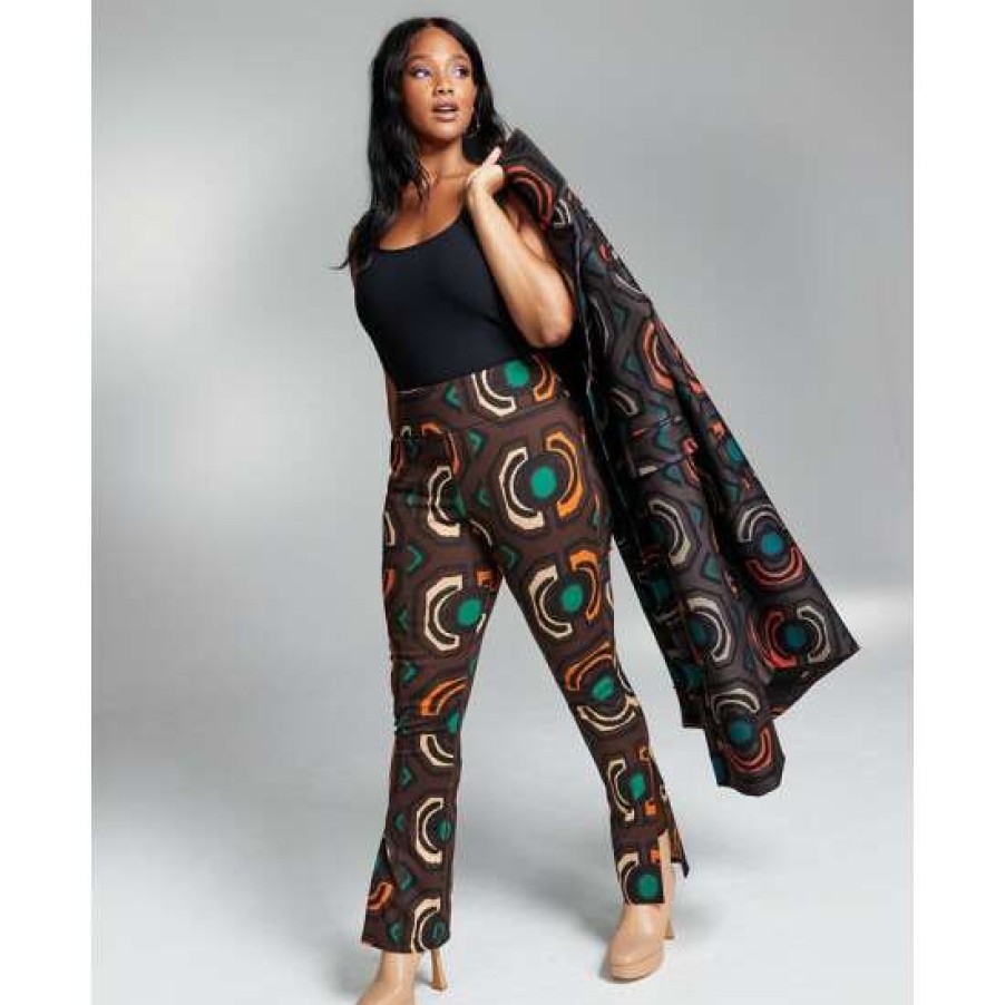 Women INC International Concepts | Coupon Inc International Concepts Ade Samuel For Inc Women'S Printed Ponte Pant, Created For Macy'S Ade Abstract